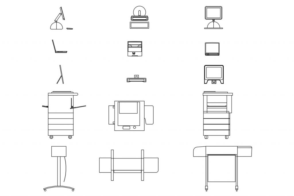 Modern Office Furniture free CAD drawings | Ituk | Office Furniture