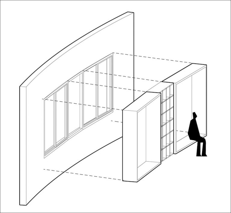 خلاقیت در طراحی صندلی متصل به پنجره در دفتر اداری | ایتوک